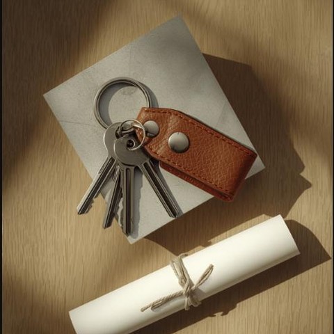 Chiavi di casa e contratto di locazione